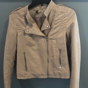 HM faux suede Moto jacket